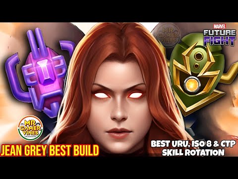 Best Build for Jean Grey 🔥 Best Skill Rotation | Marvel Future Fight