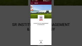 SRIMT Mobile App (Tutorial Video)