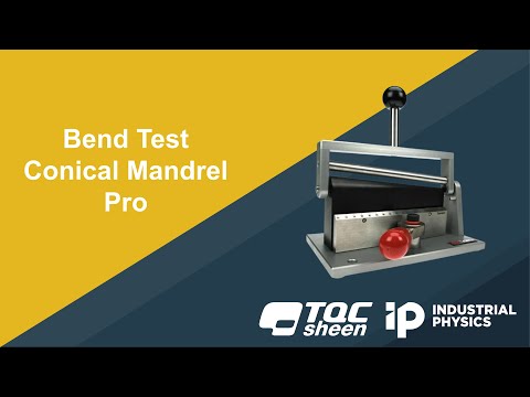 Video do Teste de Dobramento Cônico, Basic e Pro