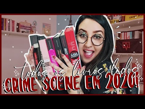 TODOS OS LIVROS DE CRIME SCENE LIDOS EM 2020 | o gênero dono desse canal 🕵️‍♀️ | por Carol Sant