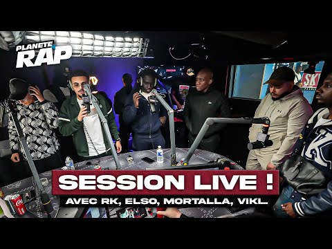 SESSION FREESTYLE avec RK, Elso, Udeyfa, Mortalla, Viki & Malsain ! #PlanèteRap