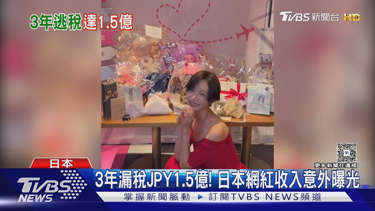 3年漏稅1.5億日圓！　前Exile成員老婆當網紅　收入全曝光