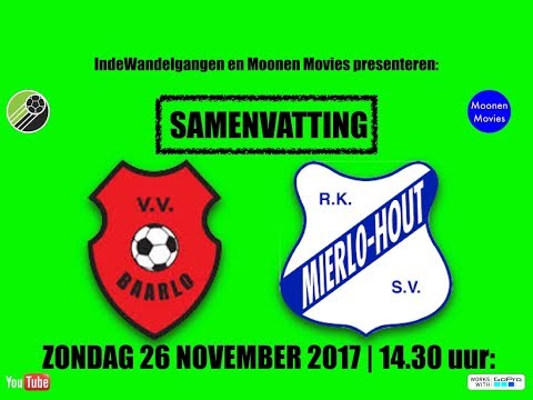 Samenvatting VV Baarlo tegen RKSV Mierlo-Hout 26-11-2017