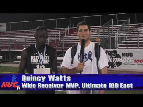 Quincy Watts - Freshmen Wide Receiver MVP - NUC Ultimate 100 East Football Camp
