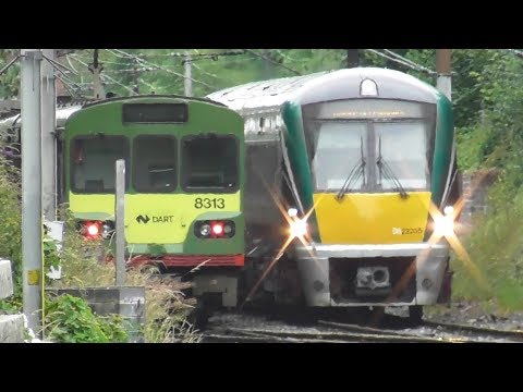 Irish Rail 8300 & 22000 Class Trains - Killester Station, Dublin