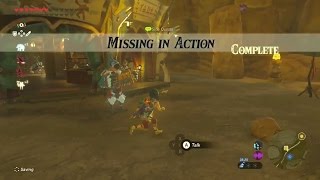 Zelda: Breath of the Wild | Missing in Action Side Quest - Wasteland Tower Region