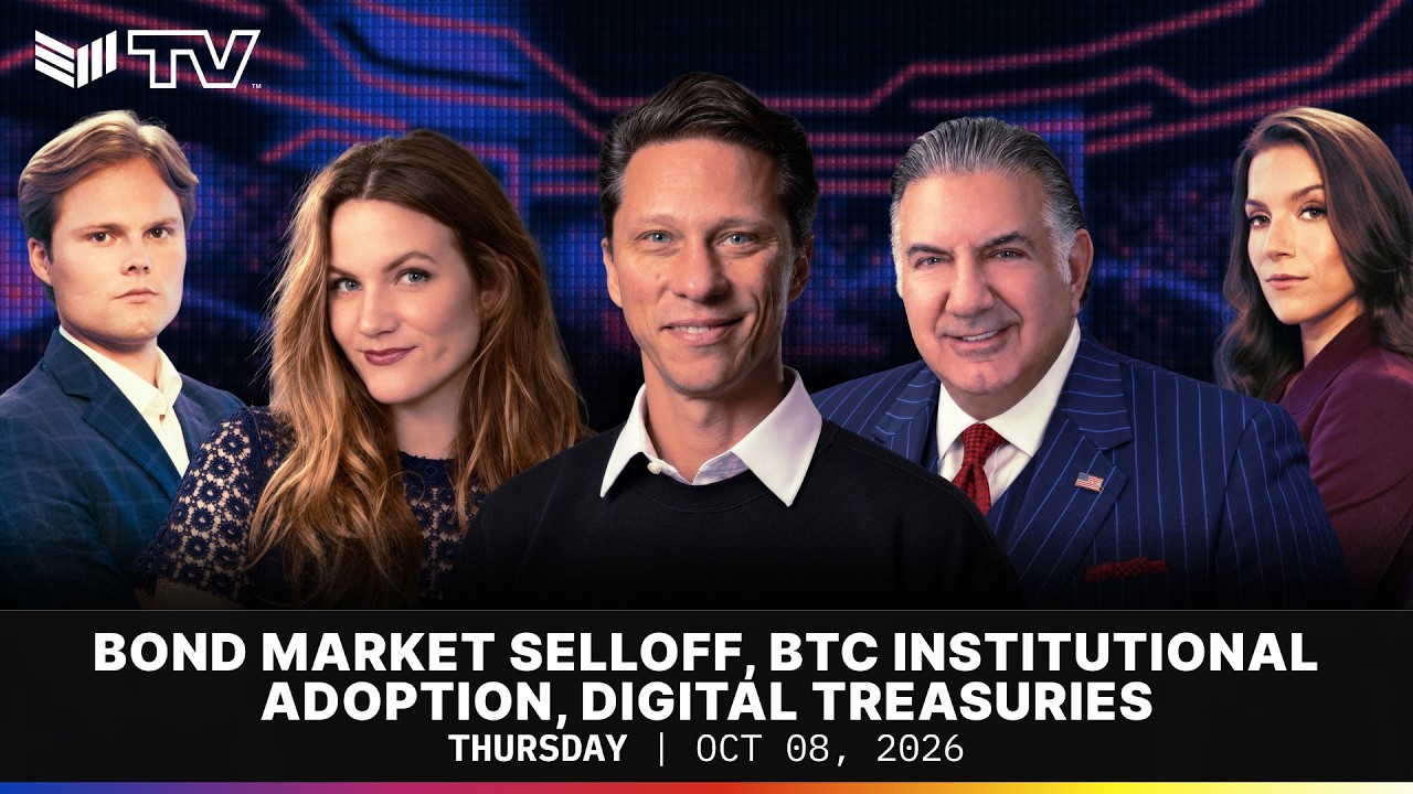 Bond Market Selloff, BTC Institutional Adoption, Digital Treasuries | BMTV Oct. 08, 2026