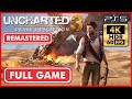 UNCHARTED 3: DRAKE'S DECEPTION Remastered FULL GAME Walkthrough [4K 60FPS HDR PS5] 100% Collectibles