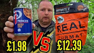That's why Cheaper food isn't always better for camping / hiking.