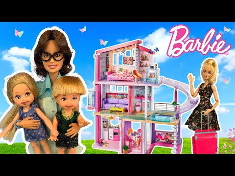 Barbie Grandma Comes to Babysit and Tommy Runs Away Story