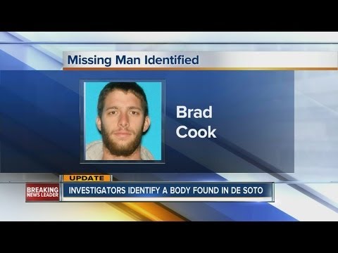 Family of Brad Cook in mourning after body identified