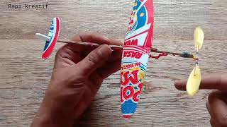 Download lagu Teknologi sederhana | pesawat tenaga karet dari kaleng pop mie mp3