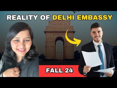 What unique questions are being asked at the Delhi Embassy for F1 visa interviews?