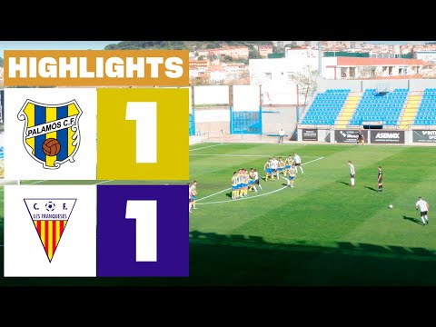 Palamós CF 1 - 1 CF Les Franqueses | Resumen Primera Catalana 2021/22 (10/04/2022)
