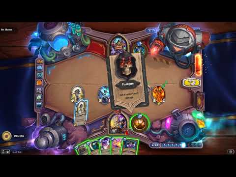 HearthStone Puzzles - The Secret Lab, Blast Dr.Boom walkthrough.
