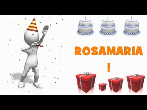HAPPY BIRTHDAY ROSAMARIA!