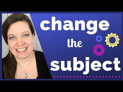 How to Change the Subject or Conversation Topic in English [Natural Expressions and Intonation] Video
