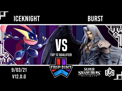 Tripoint Smash 112 - Top 12 Qualifier - IceKnight(Greninja) Vs. Burst(Sephiroth)