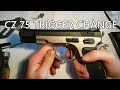 How to change the trigger on a CZ 75B (or SP01)