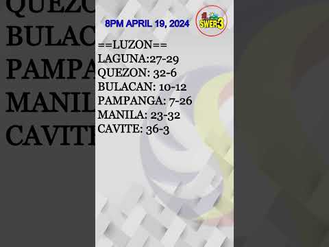 Stl Result Today 8pm April 19, 2024 Stl Results Mindanao