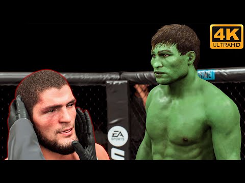 Khabib Nurmagomedov vs Incredible Hulk UFC 5