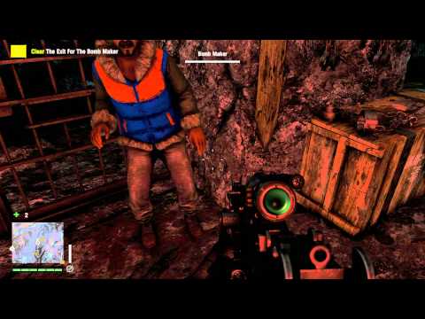 Far Cry 4 Valley of the Yetis - Rescue Bombmaster in Caves & Escape (Crossbow Gameplay) PS4