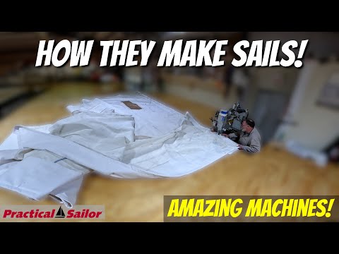 AMAZING MACHINES! How They Make Sailboat Sails