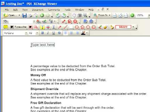 pdf xchange viewer edit text