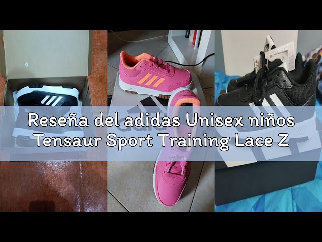 Vídeo relacionado con adidas Tensaur Sport Training Lace Shoes, Zapatillas de Deporte Unisex niños, Core Black Cloud White Core Black, 38 EU