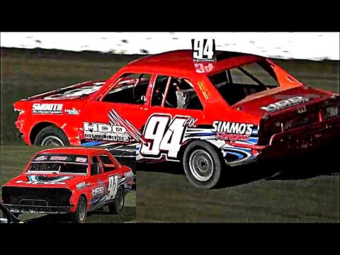 Junior Sedans 2016  Victorian Title B-Main Final  Laang  Speedway 3-4-2016