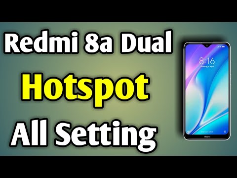 Redmi 8A Dual Hotspot Settings | Enable Hotspot In Redmi 8A Dual | Hotspot Redmi 8A Dual
