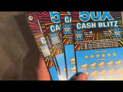 First 5 in the Pack of 50X Cash Blitz - PROFIT SESH 🥳 NJ Lottery