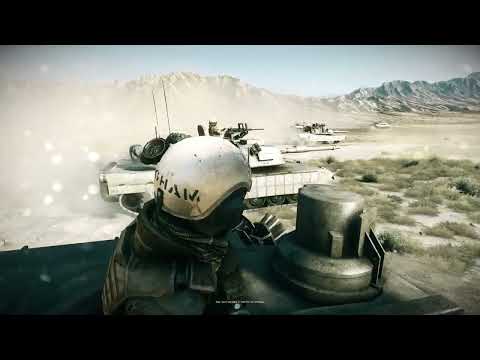 Battlefield 3 tank mission M1-ABRAMS tank Vs T-72 [FULL HD 1080p 60fps]
