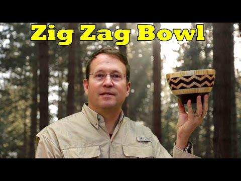 Zig Zag Segmented Bowl