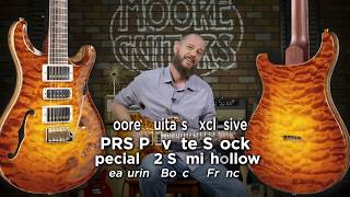 Video thumbnail for PRS Artist, Boscoe France demos PRS Private Stock Special 22 Semi-Hollow by MooreMusicGuitars