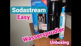 Sodastream EASY Wassersprudler Unboxing