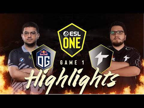 Game 1: OG vs Thunder Awaken | ESL One Stockholm | May 21, 2022