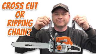Difference Between Ripping Chain & Cross Cut (Regular) Chainsaw Chain Explained By Donyboy73