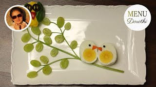 Ozdoby z jajek. Jak zrobić zwierzątka z jajek, którymi można ozdobić świąteczny stół. MENU Dorotki.