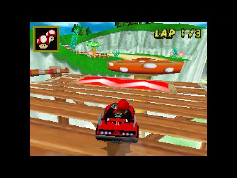 Mushroom Gorge Shortcut in Mario Kart Ds... Mario Kart Wii Ds Edition