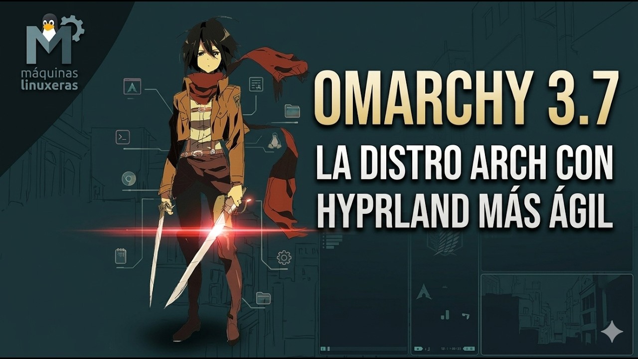 Omarchy 3.7: Un Tiling Window Manager ágil y elegante basado en Arch