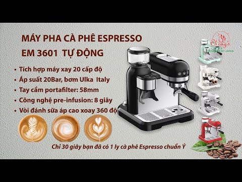 Máy Pha Cà Phê Espresso bán tự động EM3601