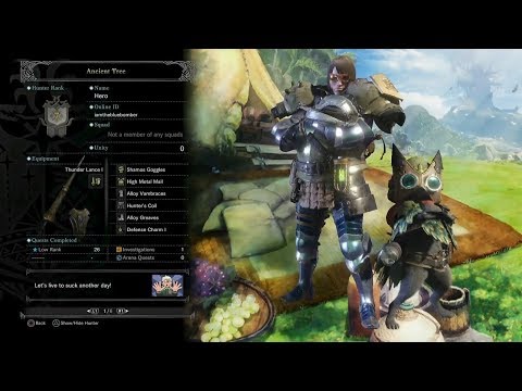Monster Hunter World - Part 5 Lessons of the Wild & Chewing the Fat Event Quests