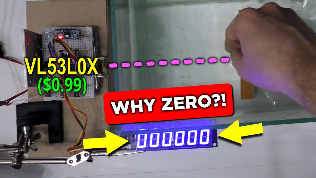 10 experiments with VL53L0X ($1 laser-ranging module for Arduino)