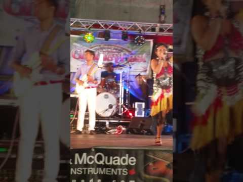 Geeta B at Chutneyfest 2016. Backed by the Band Destiny #tbd