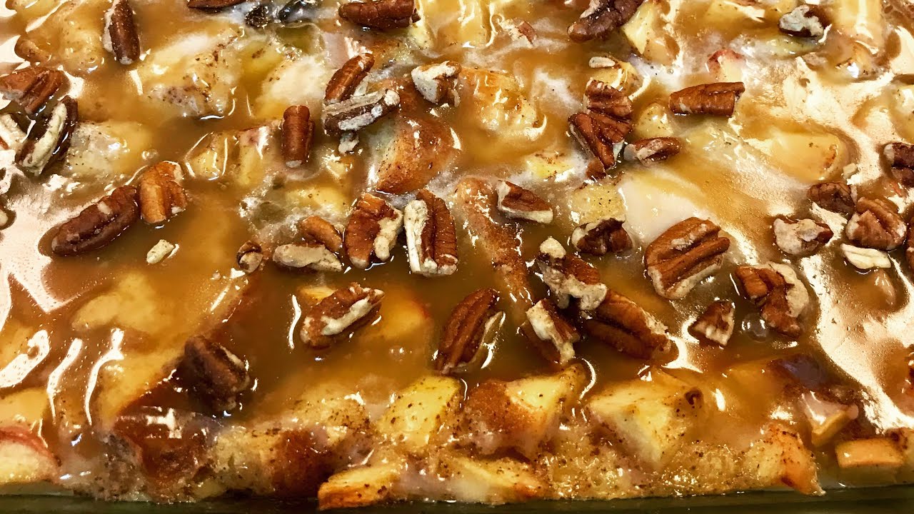 Caramel Apple Bread Pudding