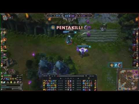 League of legends , Korean Soloq KT ssumday ezreal pentakill