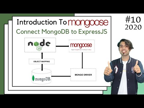  1 Introduction to Mongoose | Connect NodeJS Express to MongoDB using Mongoose in Hindi in 2020