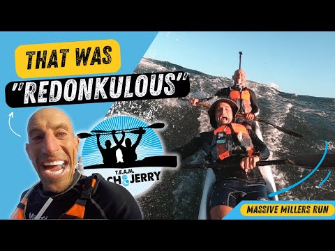 That was "REDONKULOUS!🐴"😱🌊 #downwind #surfski