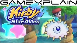 Kirby Star Allies - A New Move for Adeleine & Ribbon! (Gameplay)